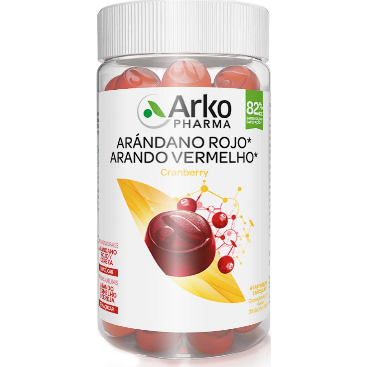 Arkopharma Arkogummies Arándano Rojo 60uds