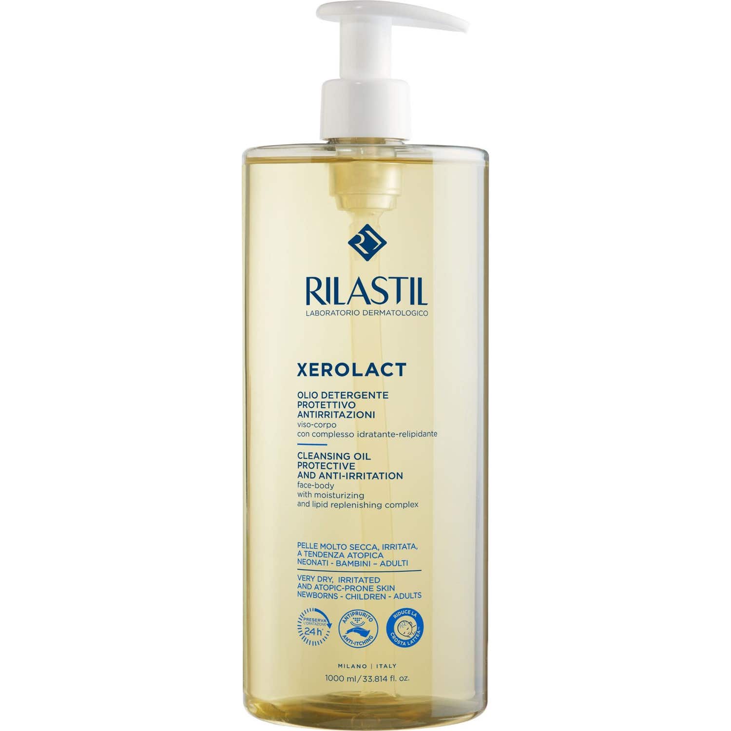 Rilastil Xerolact Aceite de Ducha Limpiador 1000ml