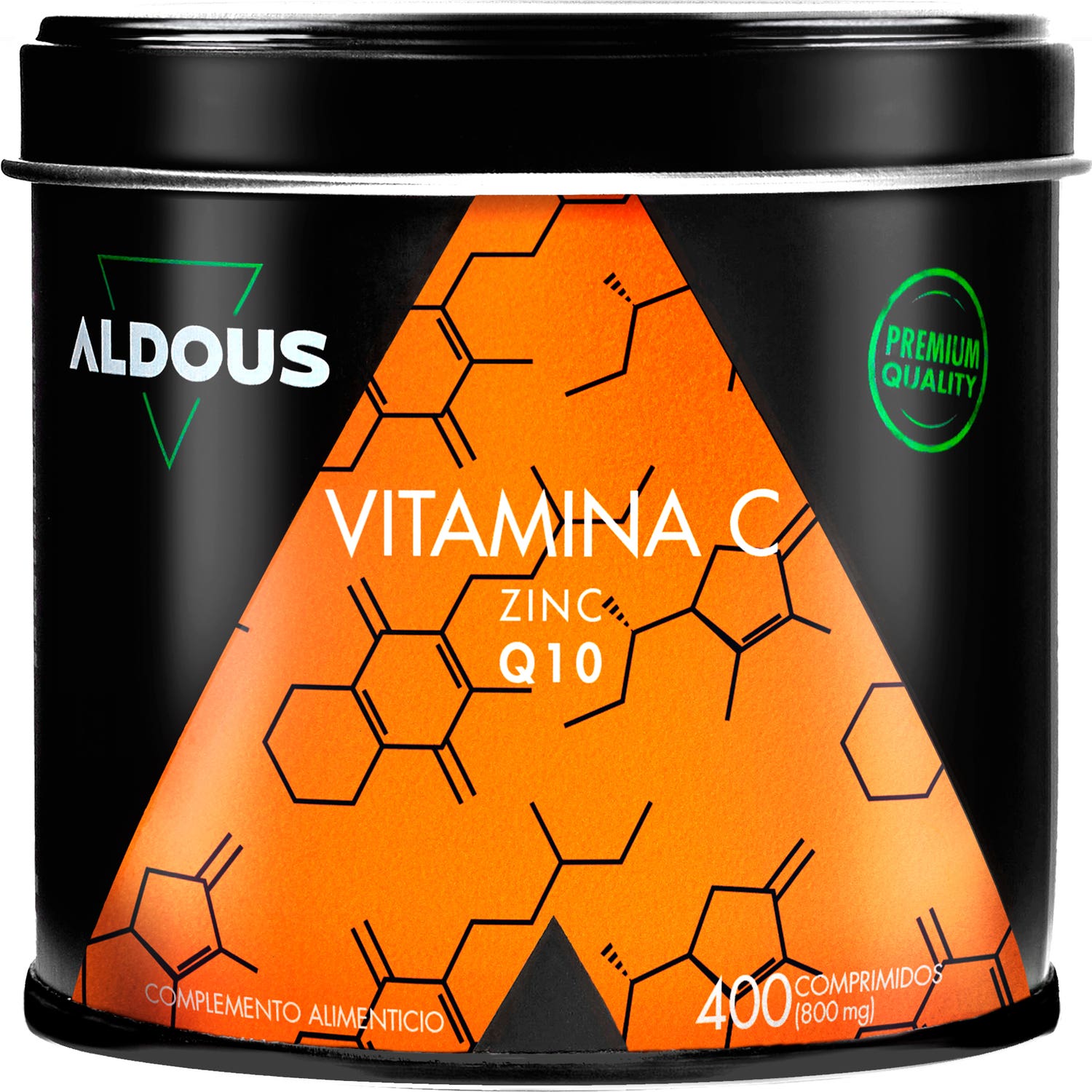Aldous Bio Aldous Vitamina C Con Zinc Y Coenzima Q10 400Comp