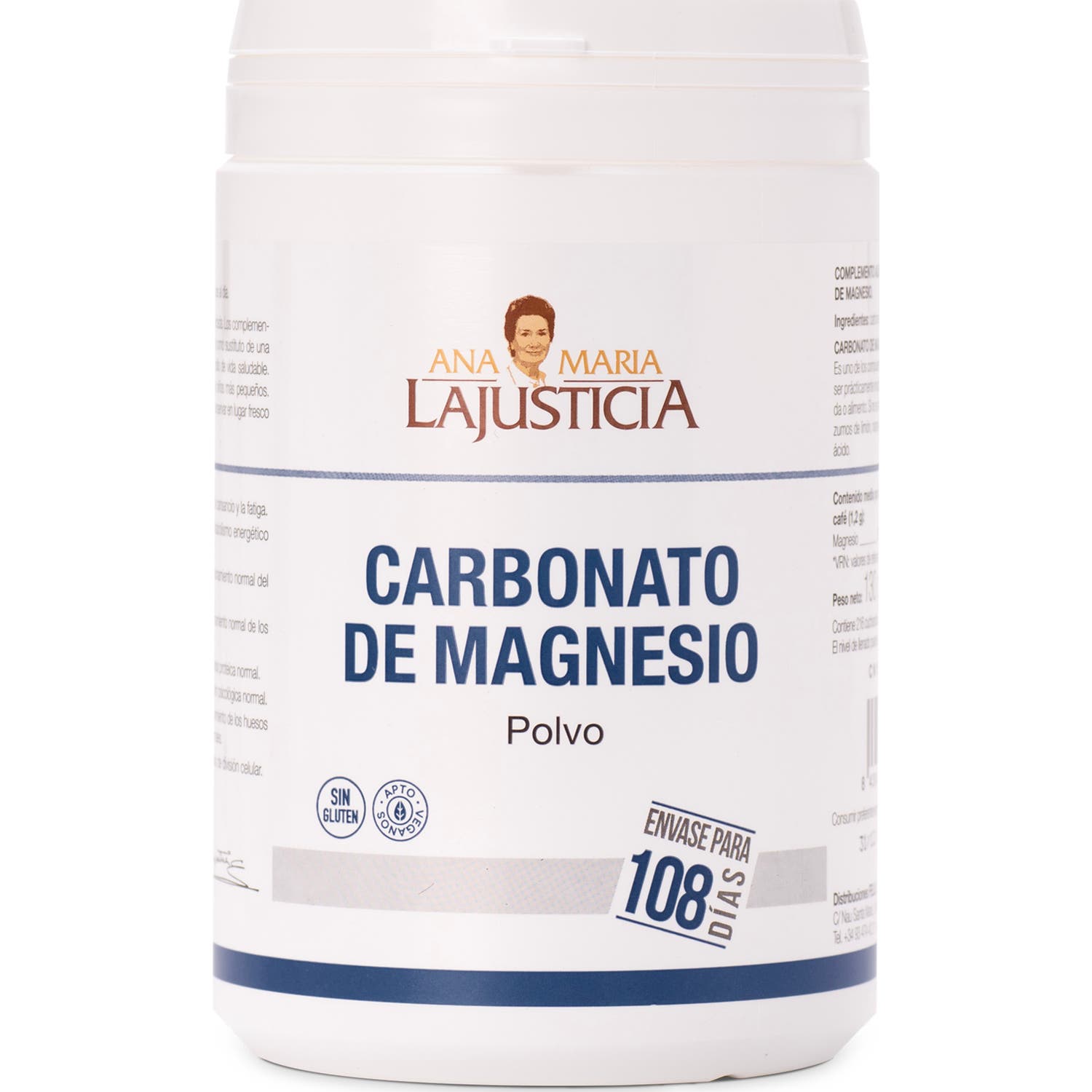 Ana Maria Lajusticia Carbonato de Magnesio Polvo 130g