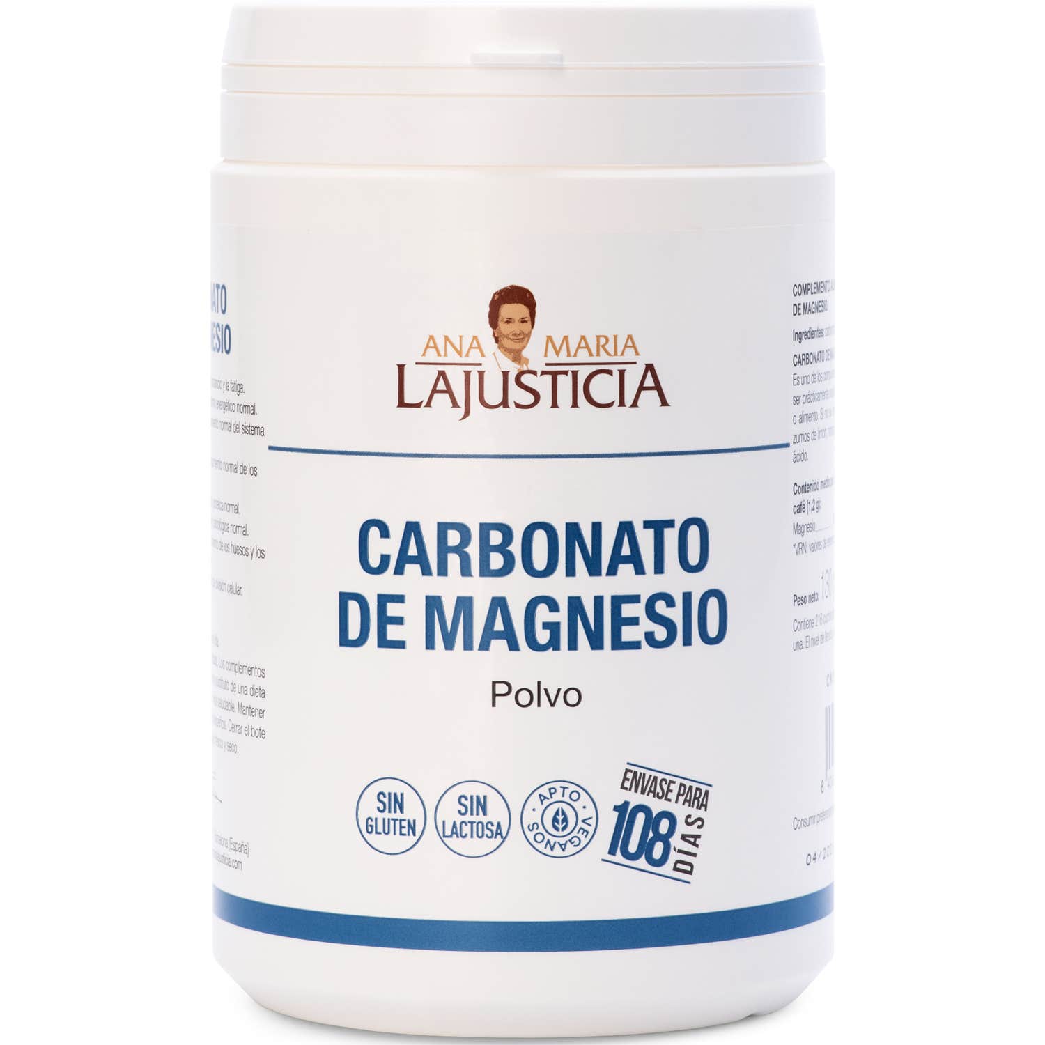 Ana Maria Lajusticia Carbonato de Magnesio Polvo 130g