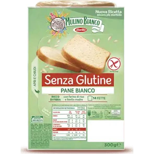 Mulino Bianco Sin Gluten Pan Blanco 300g