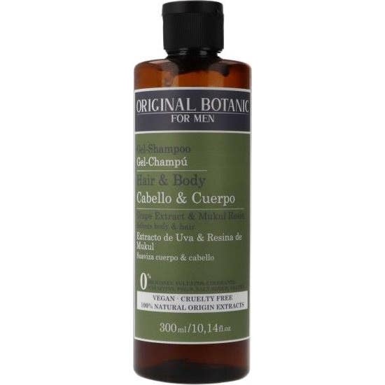 Original Botanic Men Gel Shampoo Cabello Cuerpo 300ml