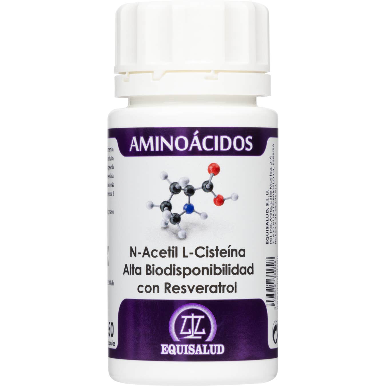 Equisalud N-Acetil L-Cisteína Alta Absorción Resveratrol 50caps