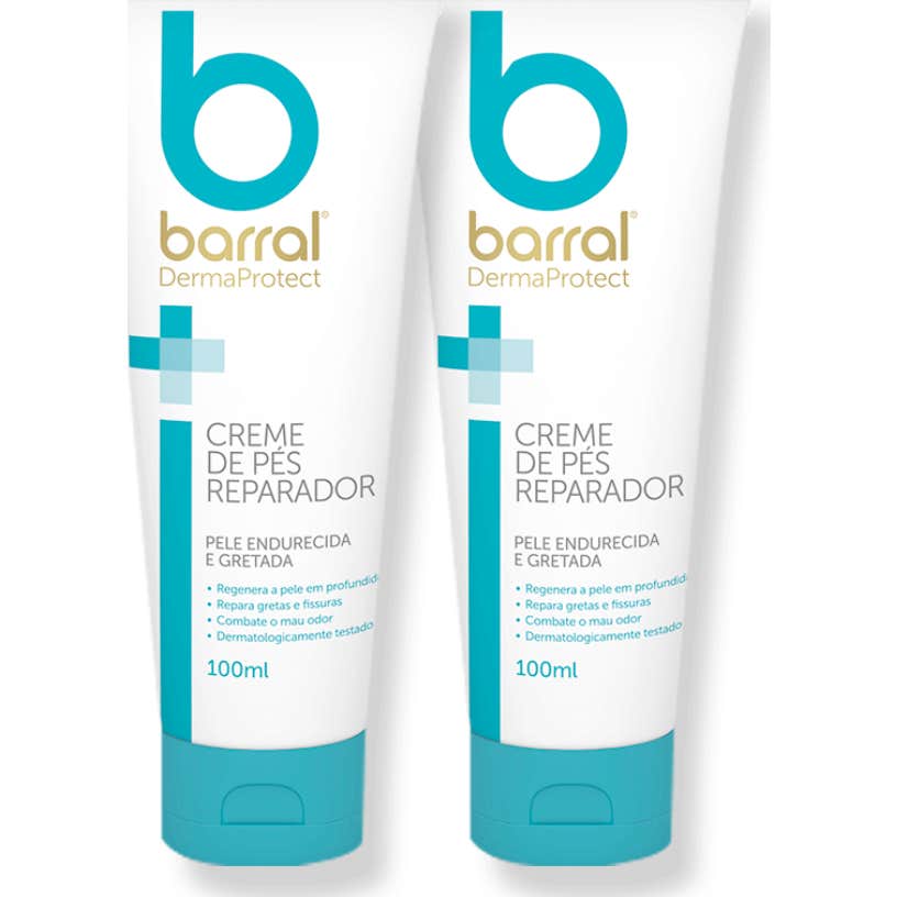 Barral DermaProtect Pack Crema de Pies Reparador 2x100ml