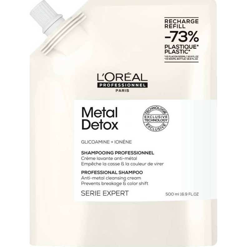 'L''Oréal Metal Detox Shampoo para Cabelo Danificado Recarga 500ml'