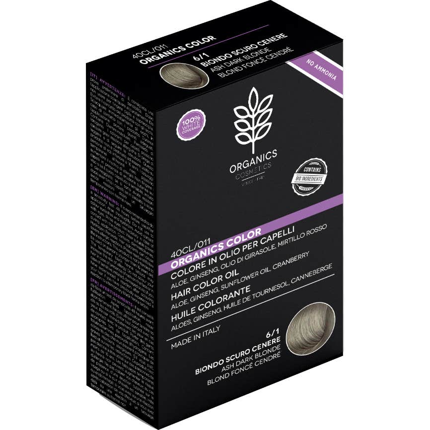 Organics Pharm Kit Organics Color 6/1 Rubio Oscuro Ceniza
