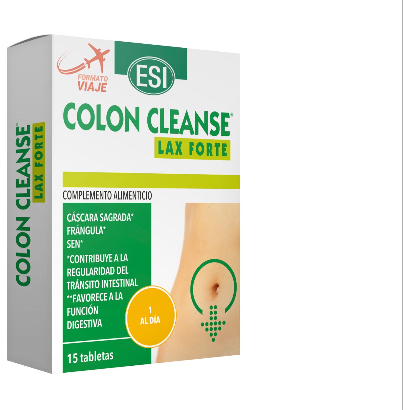 Esi Colon Cleanse Lax Forte 15 Tabletas Viaje