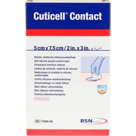 Leukoplast Cuticell Contact Gasa 5 cmx7.5 cm 5 uds