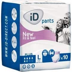 Id Pants Fit&Feel Plus T-L 10 uds