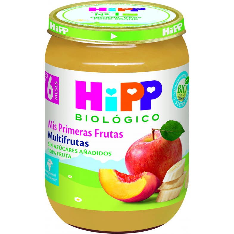 Hipp Tarrito Multifrutas 6M sin Azúcar 190g