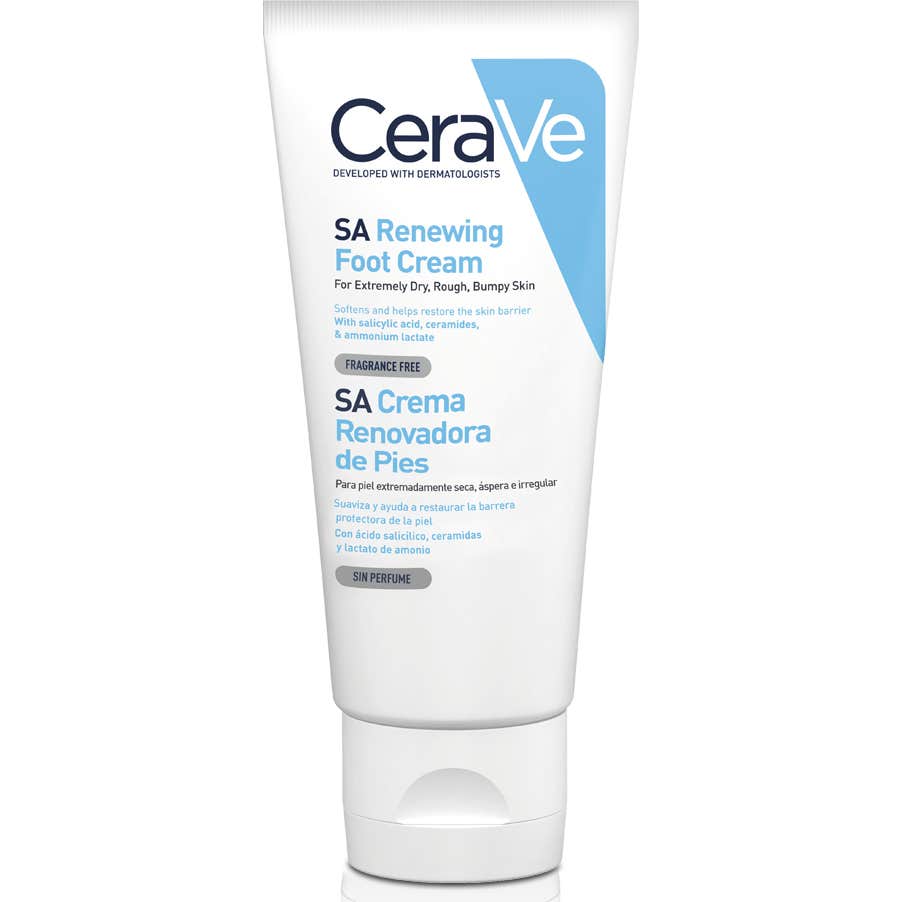 CeraVe® SA Crema Renovadora de Pies con Ácidolicílico 88ml