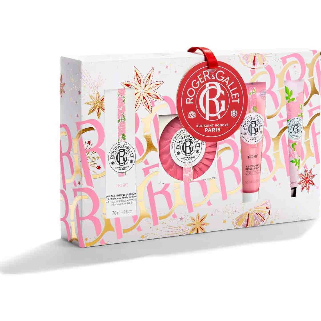Roger & Gallet Rosa Set Navidad 2023 Agua + Jabón + Loción + Crema