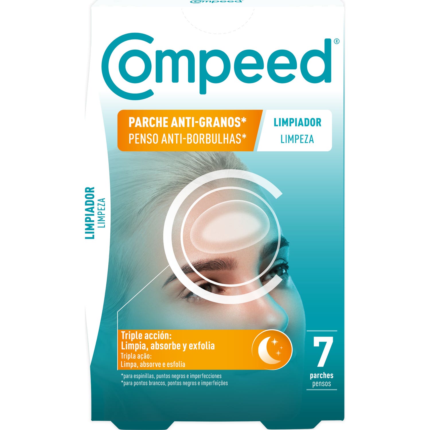 Compeed Parche Anti-granos Limpiador 7uds