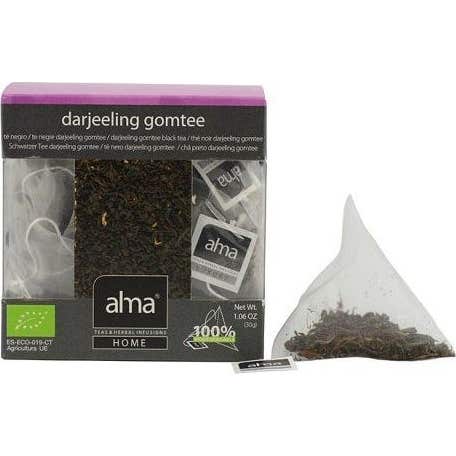 Alma Home Negro Té Darjeeling Infusión Eco 15 Pirámides