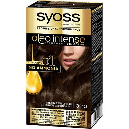 Syoss Oleo Intense Permanent Oil Color Castaño 3-10 50 ml