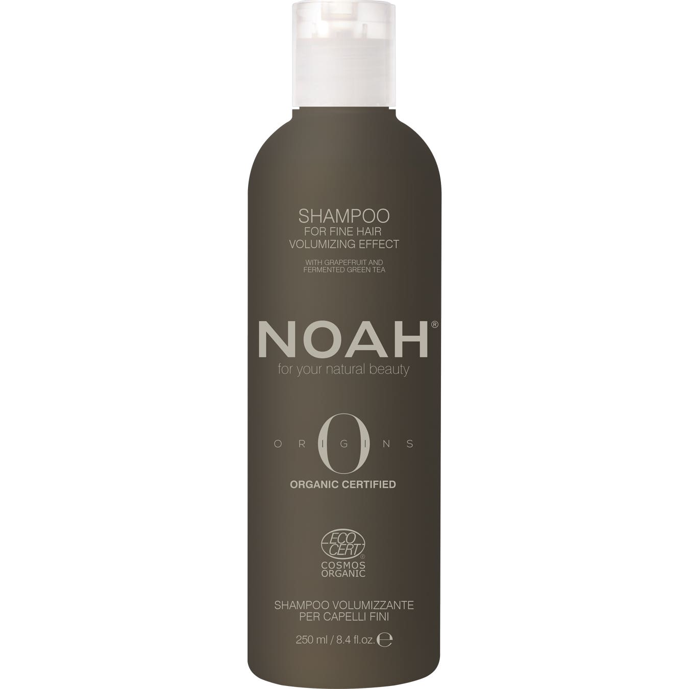 Noah Champú Voluminizador Pomelo y Té Verde Fermentado 250ml