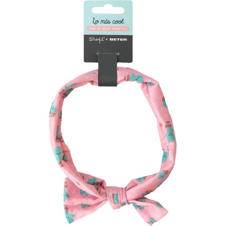 Mr Wonderful Cinta de Pelo Cactus Rosa 1 ud