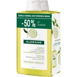 Klorane Duplo Cidra Champu 400 ml 2º U 50%