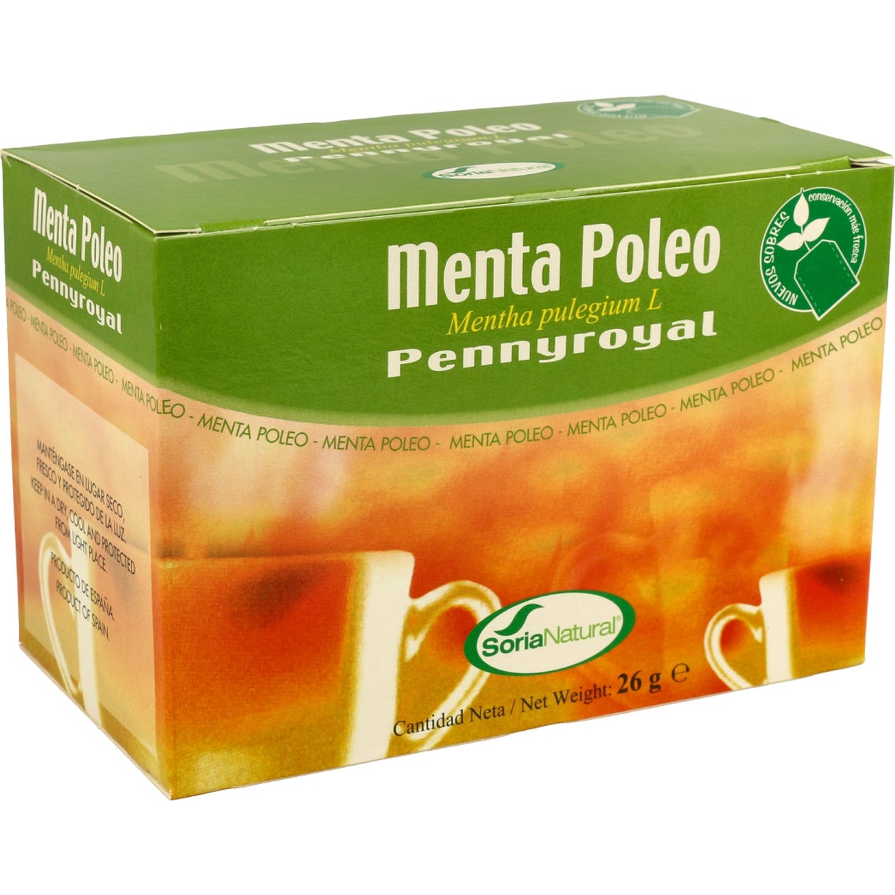 Soria Natural Menta Poleo infusión 20 filtros