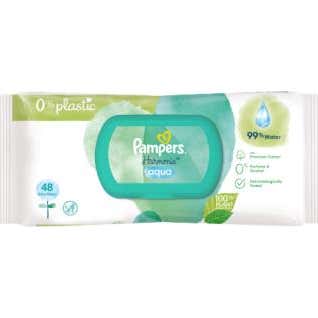 Pampers Toallitas para Bebés 0% plástico 48uds