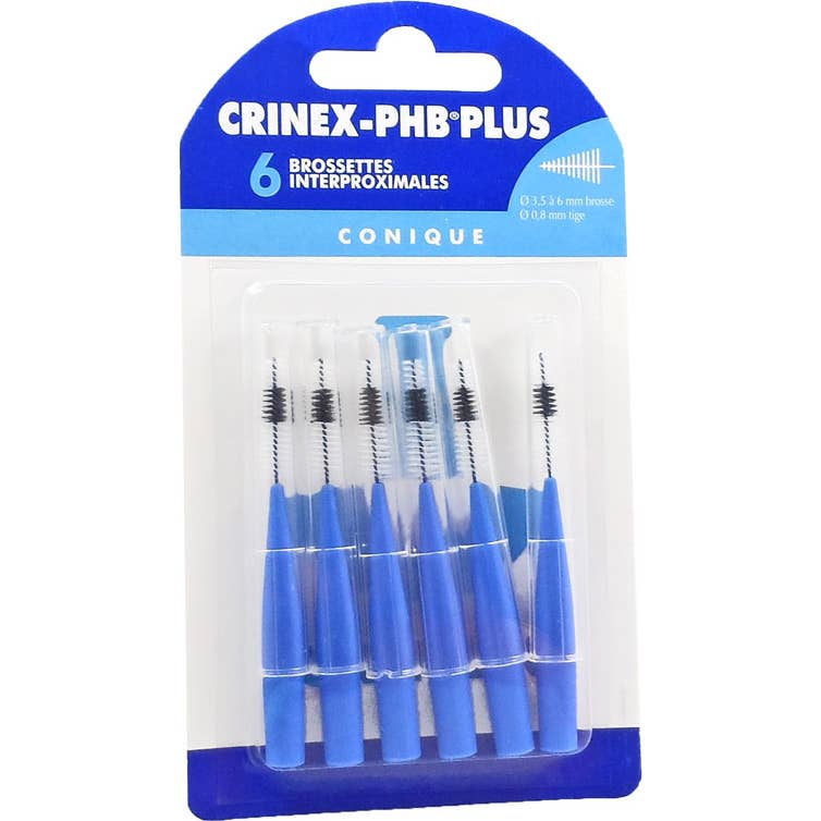 Cepillos Cónicos Phb Blister de 6