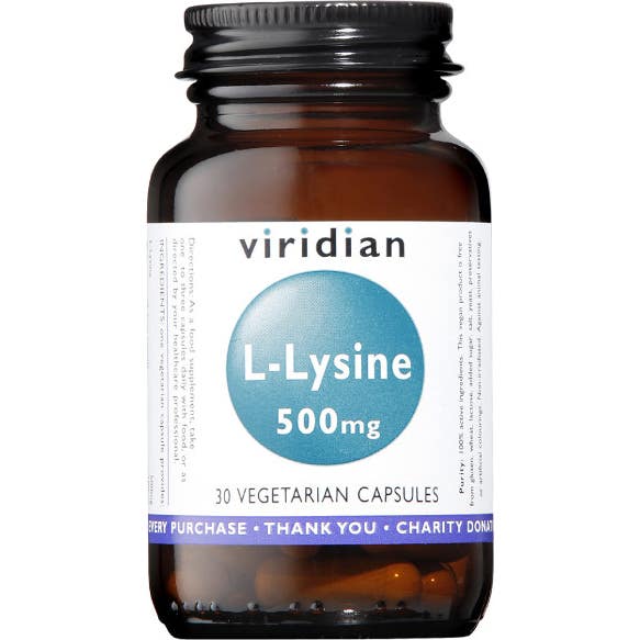 Viridian L-Lisina 500 mg 30 caps
