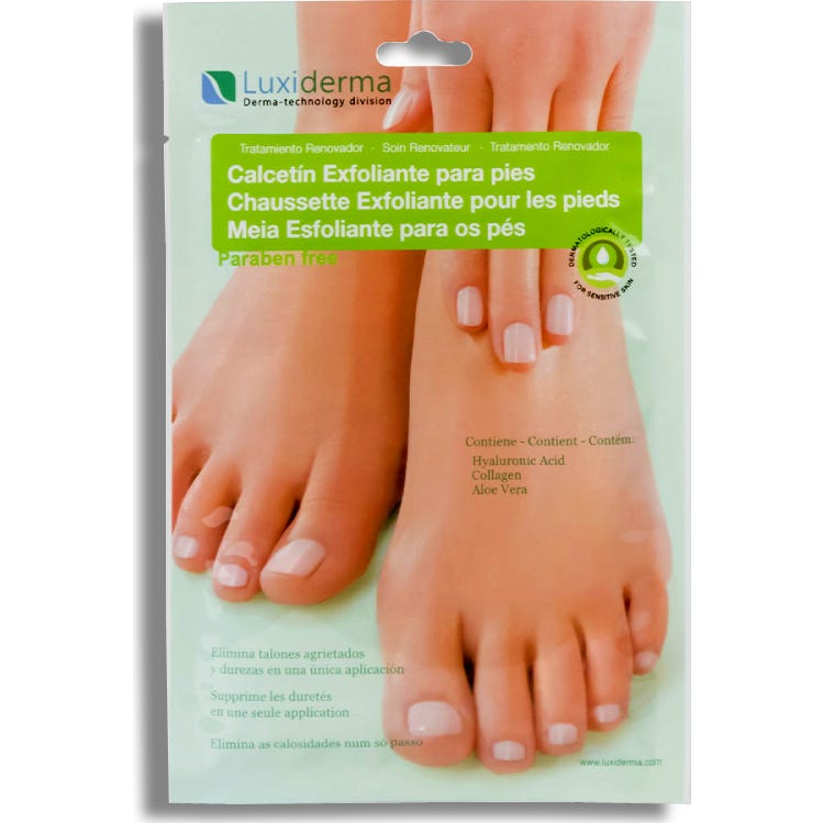 Luxiderma Calcetín Exfoliante Par de pies de calcetín
