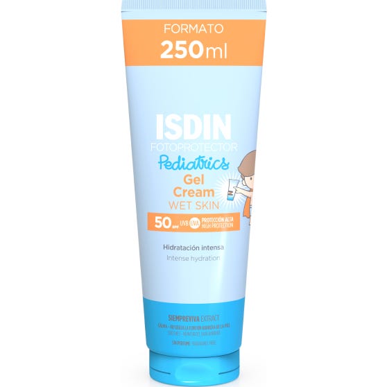 ISDIN Fotoprotector Pediatrics Gel Crema Wet Skin SPF50 250 ml
