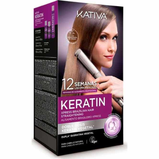 Kativa Kit Alisado Brasileño Vegano Xpress Doble Keratina 225ml