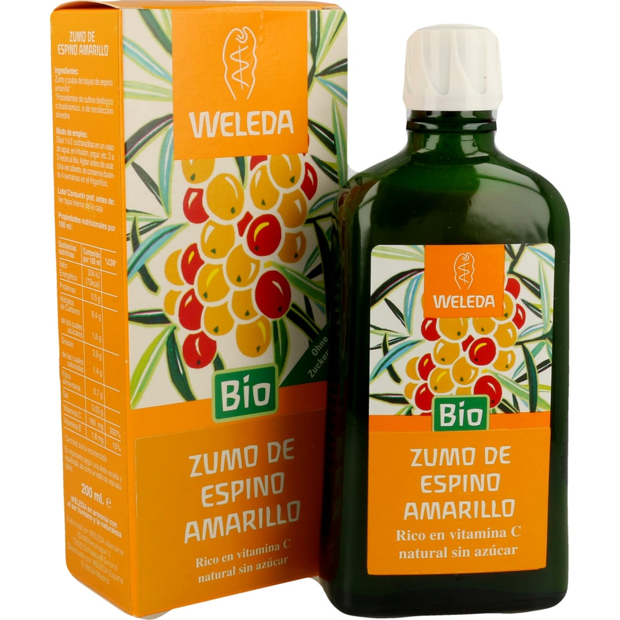 Weleda Zumo de Espino Amarillo BIO 200ml