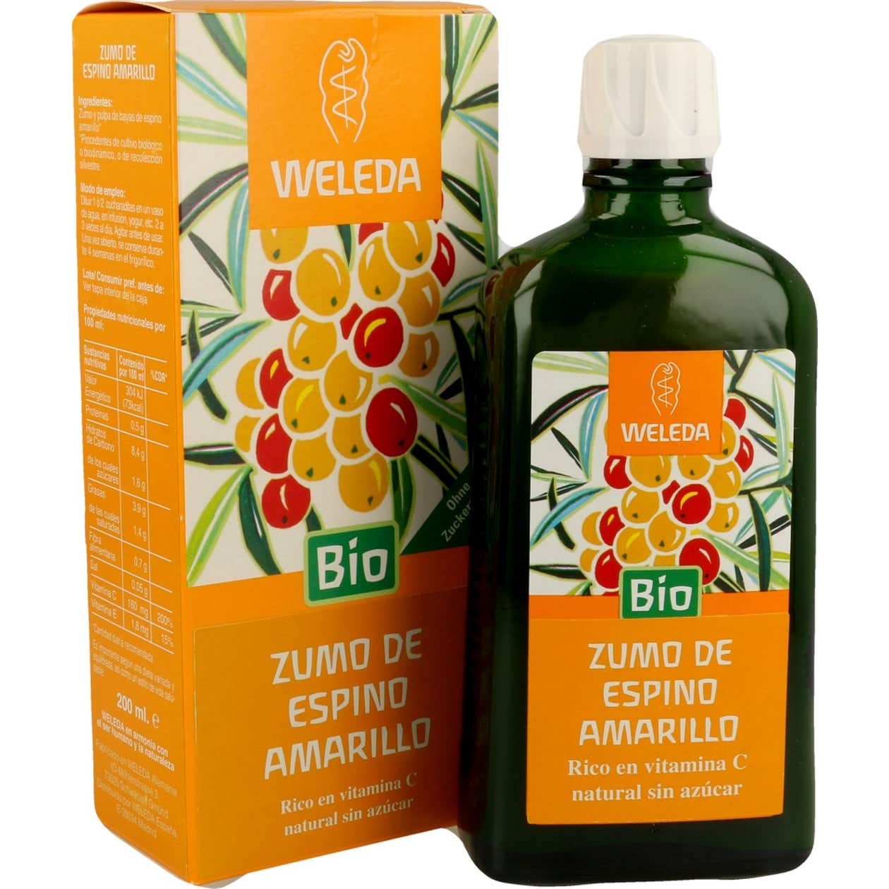 Weleda Zumo de Espino Amarillo BIO 200ml