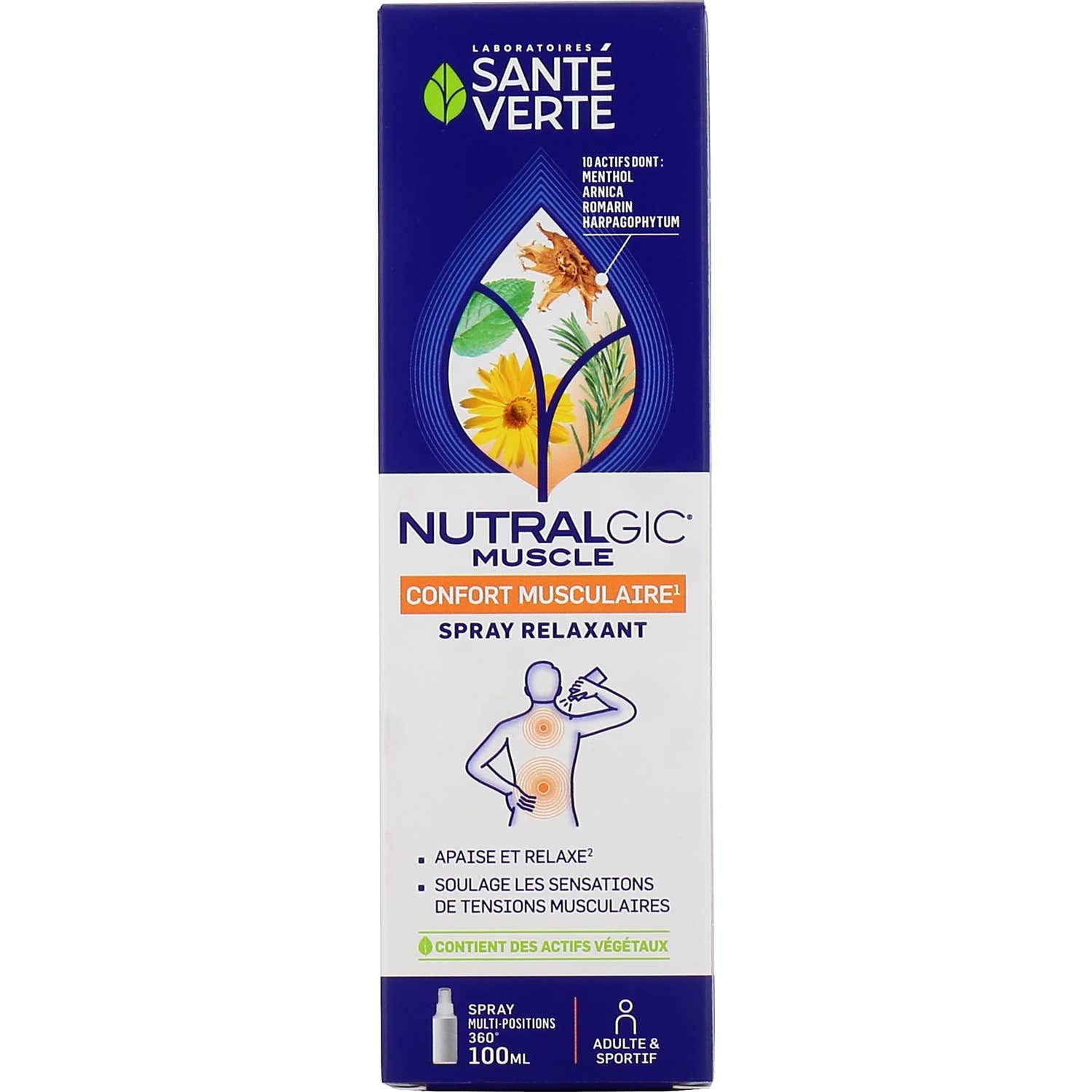 Santé Verte Nutralgic Spray Huiles Essentielles 100 ml de Sante Verte | Natural Doctor