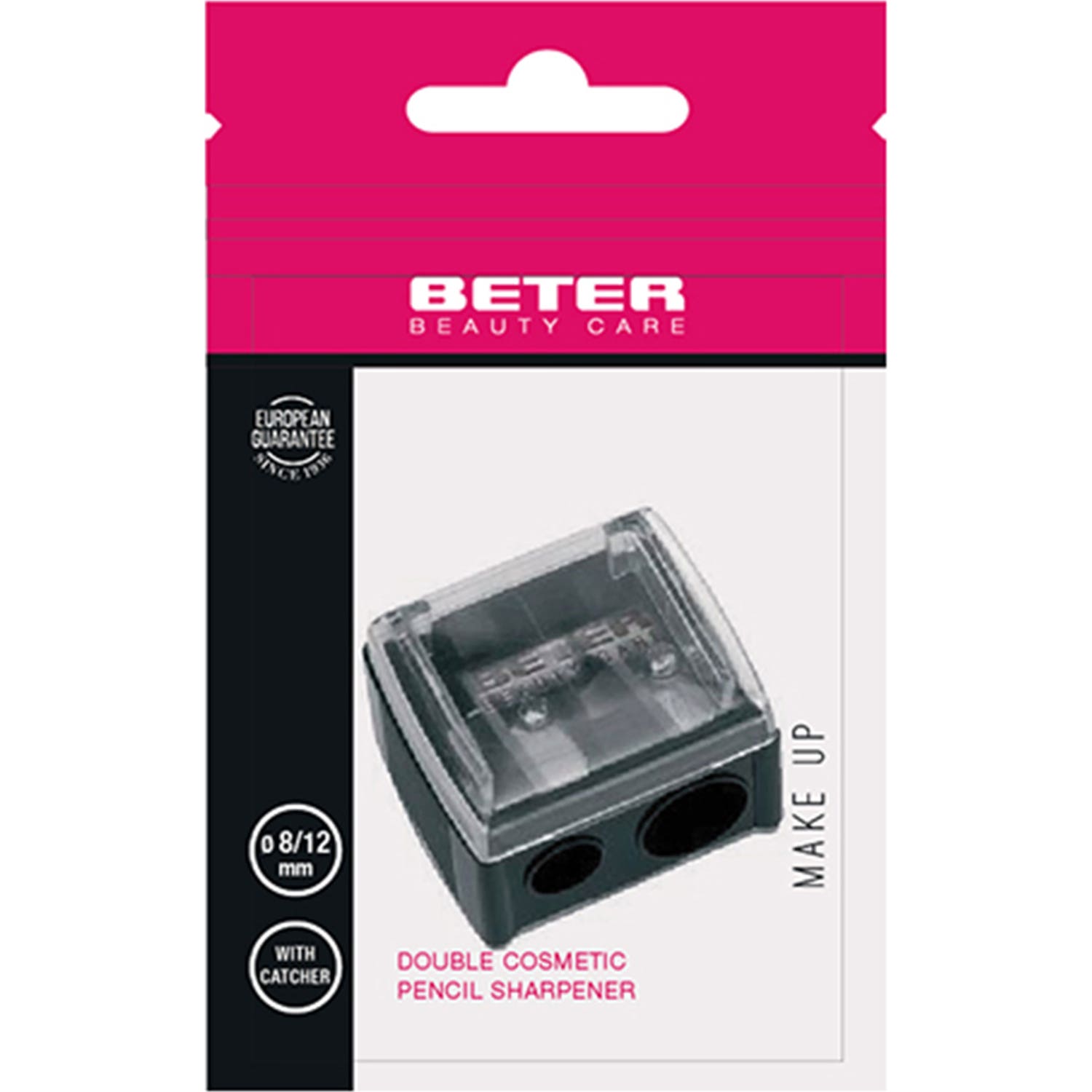 Beter Sacapuntas Cosmética Doble 8mm y 12mm