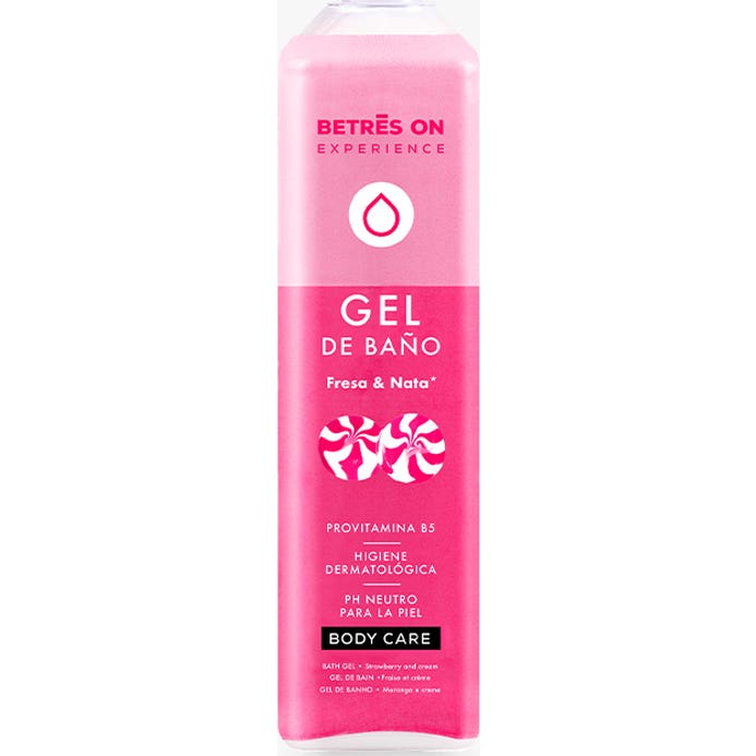 Betres On Gel Baño Fresa y Nata 750ml