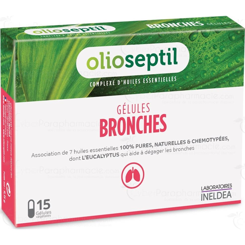 Olioseptil Bronches 15 Cápsulas