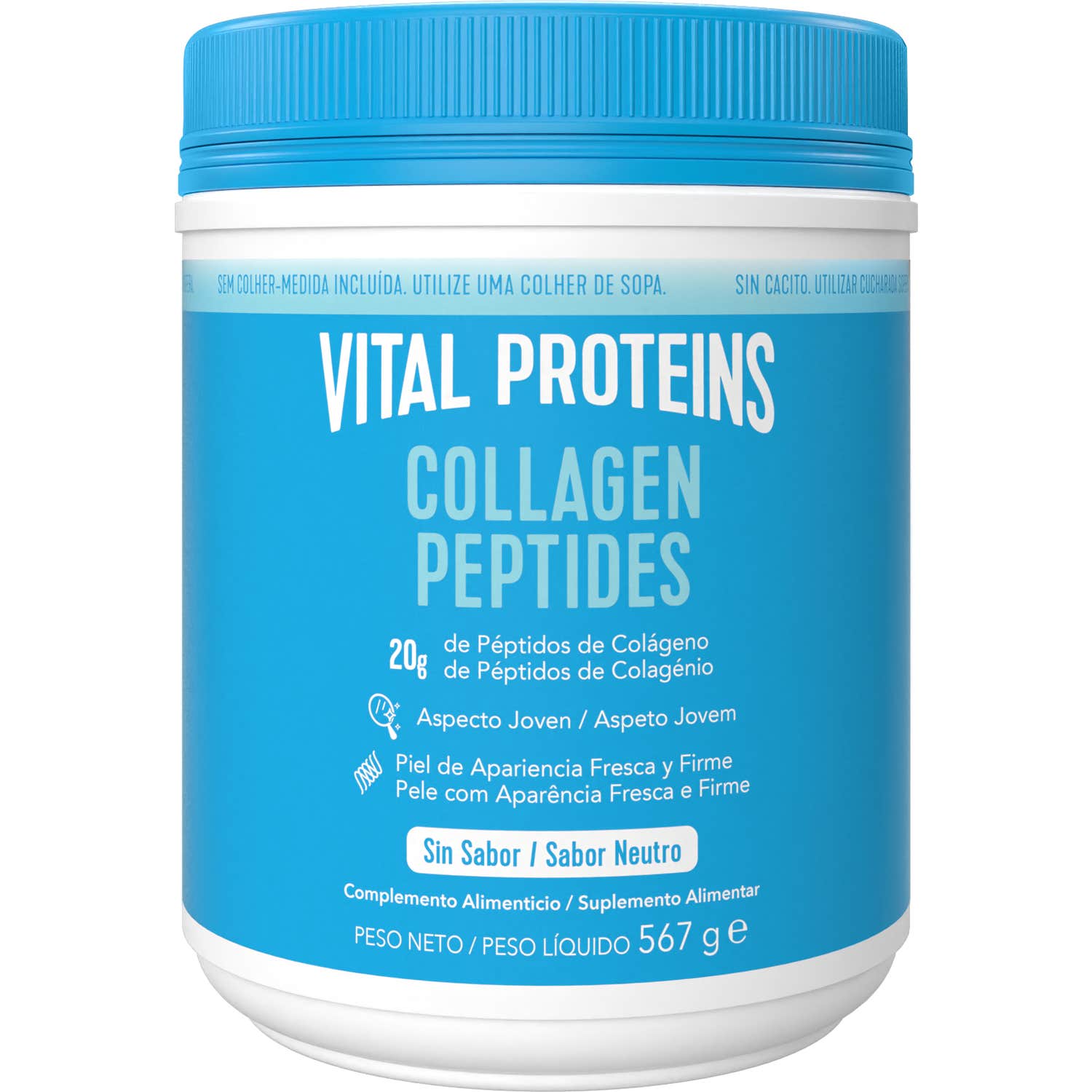 Vital Proteins Collagen Peptides Péptidos de Colágeno Sin Sabor 567g