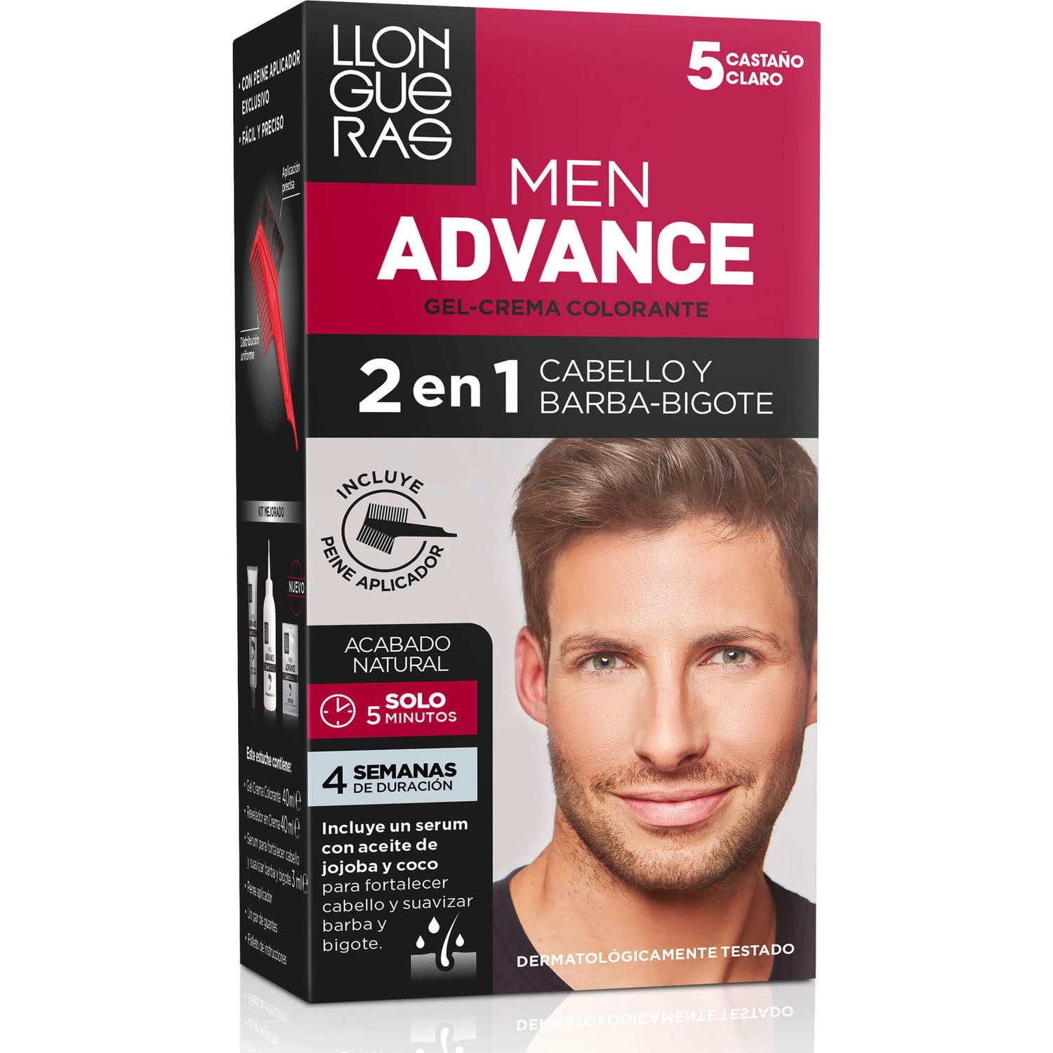 Llongueras Men Advance 5 Castaño Claro 1ud