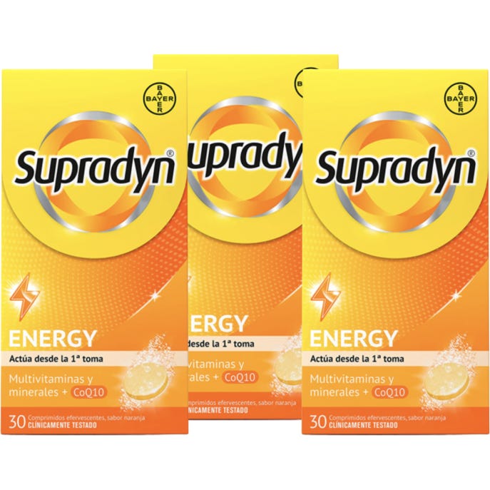 Supradyn Energy 3x30 comprimidos efervescentes