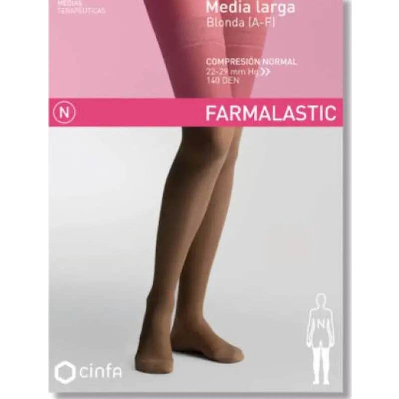Farmalastic Media Compresión Normal T-pequeña Beige 1 Par 1 Par