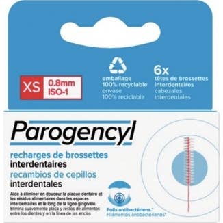 Parogencyl Cepillo Interdental Recambio Talla XS 6 uds
