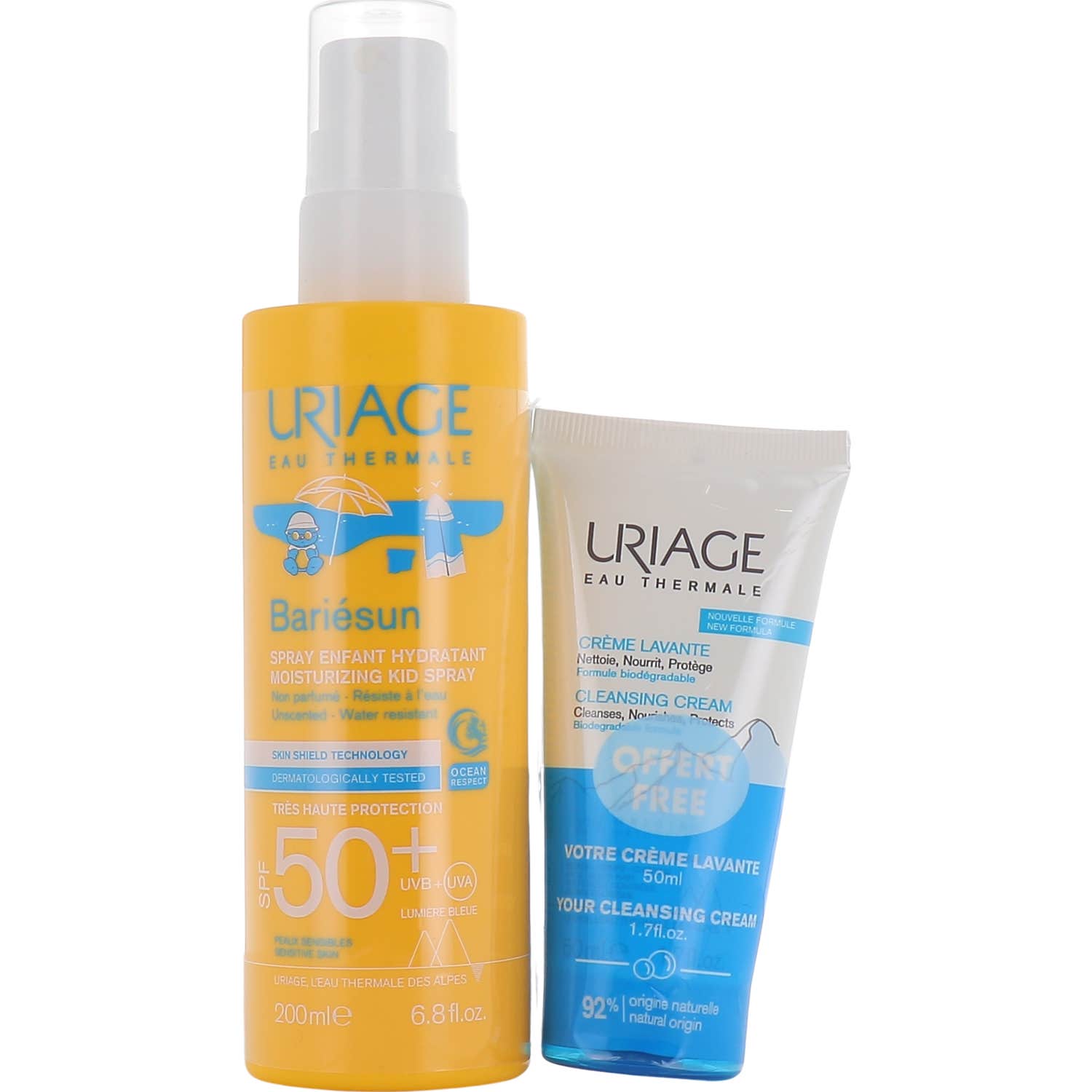 Uriage Pack Bariésun Spray Solar Kids SPF50+ & Cleansing Cream