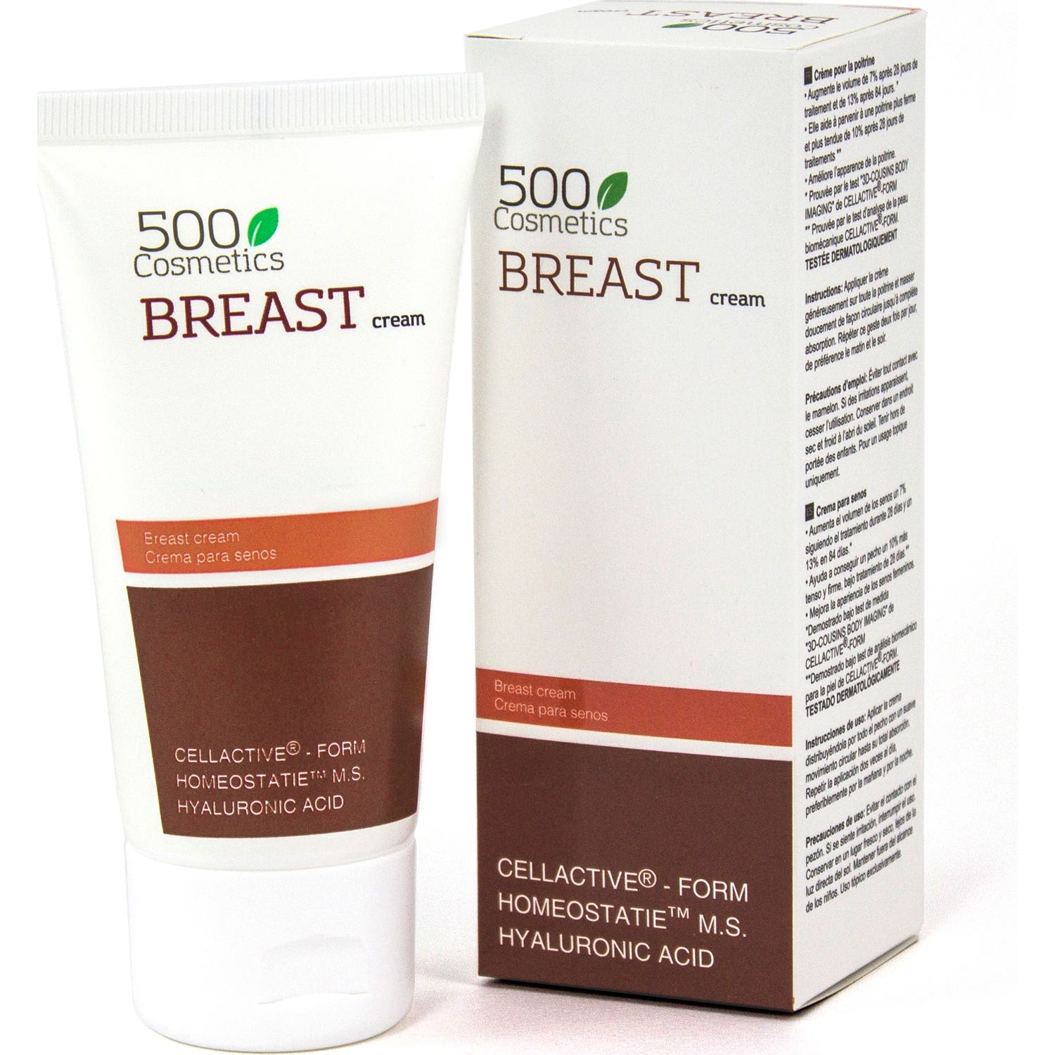500Cosmetics Crema Para Aumento Seno 100ml