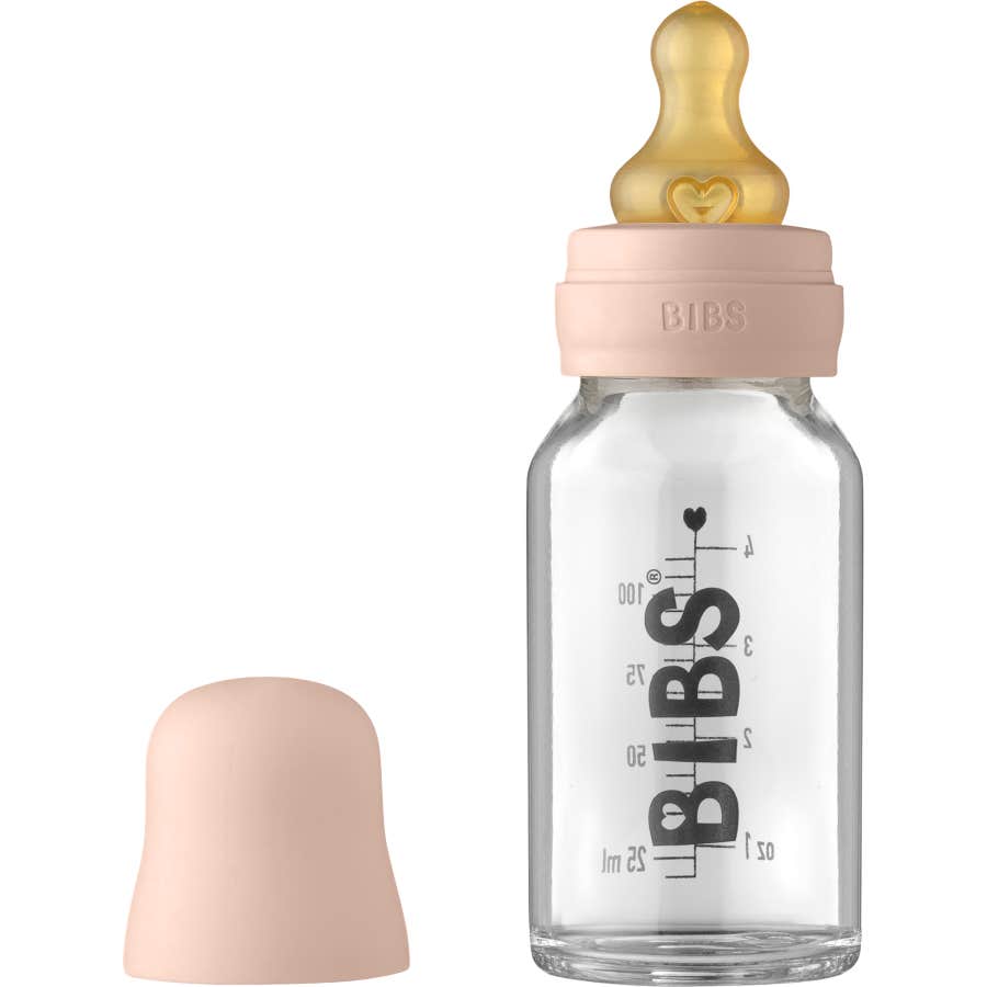 Bibs Baby Glass Bottle Blush 110ml 1ud
