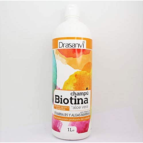 Drasanvi Champú Biotina Aloe Vera Cabello Secos 1 L