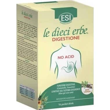 Esi Le Dieci Erbe Digestione 16 Sobres