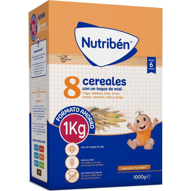 Nutriben 8 Cereales y Miel 1Kg