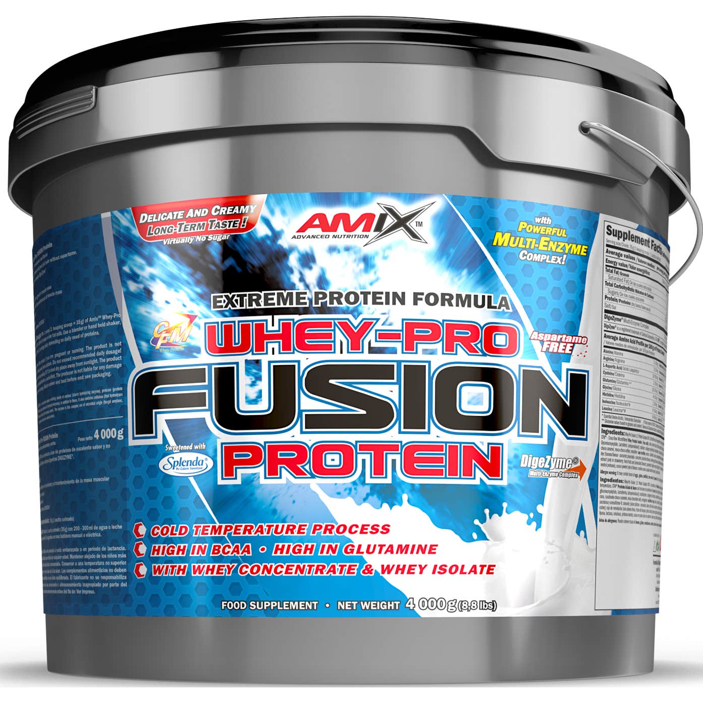 Amix Whey-Pro Fusion Doble Chocolate Blanco 4kg