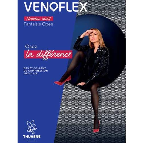 Thuasne Venoflex 2 Ogee Media Negro Talla N2 1 Par