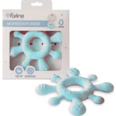 Farline Bebé Mordedor +0 M Azul 1 ud